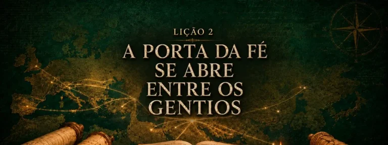 A Porta da Fé se Abre entre os Gentios